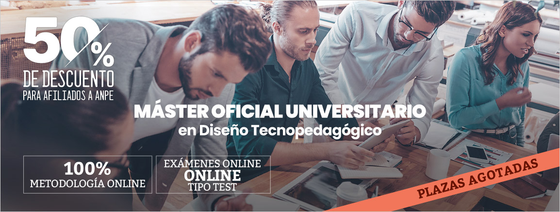 Máster Tecnopedagógico - Plazas Agotadas